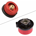Miniatyrbilde 5 av 5: Camping Gassadapter, 2 stk. Camping Gassadapter, Gassbeholderadapter, Gassadapter for Camping Gassbrenner (Rød)-