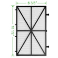 Miniatyrbilde 4 av 5: Reservedeler til DOLPHIN M400, M500 - Ultrafint filterpanel Del 9991432-R4