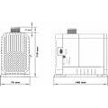 Pikkukuva 4 / 5: Pienitehoinen CHJ-3000 ECO -allaspumppu, 3000 l/h, vain 55 W