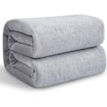 Miniatyrbillede 2 af 5: Knusende Blød Grå 150x200 cm Tæppe Ekstra Blødt & Varmt Fleece Tæppe Sofa Tæppe/Sofa Tæppe Fluffy Mikrofiber Tæppe Sengetæppe Sengetæppe