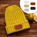 Miniatyrbild 4 av 5: 100 st Faux Läder Etiketter för Handgjorda Kläder Hantverk Faux Läder Etiketter DIY Plaggstillbehör Etiketter