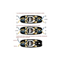 Miniatyrbilde 4 av 5: ON/Av Inline Pærebryter Bordlampe Ledning Bryter AC250V/10A (Svart)
