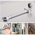 Pikkukuva 4 / 5: 14 mm joustava ratkettava avain, pyörivä pää, ratkettavat avaimet, Action Tool, metrinen kromivanadiini teräs - DENUOTOP