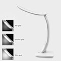 Miniatyrbilde 5 av 5: USB-bordlampe LED-skrivebordslampe Studie Leselys Lys Foldbar LED-skrivebordslampe for barn Lesing og lekser