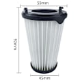 Miniatyrbillede 2 af 5: Passer til EER77MBM EER7ANIMAL EER7ALLRGY EER79SWM ZB3301 ZB3311 AEF150 CX7-2 Robotstøvsuger Dele Filter