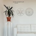 Miniatyrbild 4 av 5: 3 st / set av helig geometri konst trä konst set, helig geometri konst, skulptur, väggdekorationer för heminredning