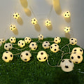 Miniatyrbillede 3 af 5: 5m 20 LED-lysstreng Fodbold Formet Feelygter LED Dekorative Hængende Lys Til VM Påske Karneval Fester