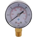 0-1Bar 50Mm Manometer Trykmåler 1/4 Tommer NPT Manometer -50-15Psi