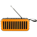 Pikkukuva 1 / 5: Aurinkoenergialla toimiva kannettava Bluetooth-kaiutin ulkoilun taskulamppu tukee korttia/U-levyä/oranssia FM-radiota
