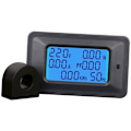 Miniatyrbild 1 av 5: Elektrisk förbrukningsindikator Multifunktionell hushållselmätare, Watt-timmätare, AC digital display spänning och strömmätare, Power Monito
