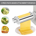 Pikkukuva 3 / 5: Pastakoneen lisäosa, pastanvalmistus, spagetti- ja fettuccine-leikkurin lisävarusteet C