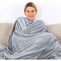 Miniatyrbillede 3 af 5: Knusende Blød Grå 150x200 cm Tæppe Ekstra Blødt & Varmt Fleece Tæppe Sofa Tæppe/Sofa Tæppe Fluffy Mikrofiber Tæppe Sengetæppe Sengetæppe