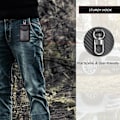 Miniatyrbillede 5 af 5: Anti RFID Bilnøgle Etui Signal Blokering Faraday Pung Pose, Sæt med 2 RFID Signal Blokering Punge til Bilnøgle, Anti RFID Beskyttelsesetui i Carbon Fib