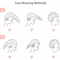 Miniatyrbild 5 av 5: 2-pack mikrofiberhårhandduk för kvinnor, superabsorberande, snabbtorkande turban för bad och dusch