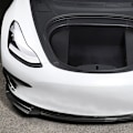 Miniatyrbild 3 av 5: Förvaringslåda för bagageutrymme fram, vänster sida, tillbehör för interiörmodifiering, till Tesla Model 3 2017–2019