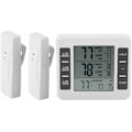 Miniatyrbillede 1 af 5: Digital Køleskabs- og Frysertermometer med Lydalarm og Trådløs Sensor, Min/Maks Display