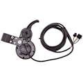 Miniatyrbillede 2 af 5: LCD-LH100 24V/36V/48V/60V 6-polet El-cykel Display Tommelgas Speedometer Kontrolpanel til El-scooter
