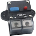 Miniatyrbillede 1 af 5: 250A Afbryder Trolling Motor Bil Auto Båd Cykel Stereo Audio Sikringsholder Inverter