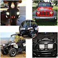 Miniatyrbilde 3 av 5: 4 x 48W LED arbeidslys, firkantet spotlight 12V 24V lang rekkevidde LED-frontlys IP67 spot flom baklys for bil lastebil traktor SUV båt (4 stk)