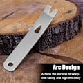 Miniatyrbilde 5 av 5: 8 stk Mini Pry Bar Rustfritt Stål Flat Bar Multifunksjon Pry Bar Mini Brekkjern Overlevelsesverktøysett