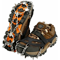 Miniatyrbilde 1 av 5: Traksjonspigger, Is- og Snøgrep, Brodder for Fottøy med Rustfrie Stålpigger for Gåing, Jogging, Klatring, Hiking på Snø og Is, Oransje XL