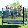 Miniatyrbillede 4 af 5: Trampoline kantbeskyttelse - Diameter: 244cm - Blå - UV-resistent - Rivsikker - Beskyttelsestilbehør - DENUOTOP