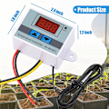 Miniatyrbillede 4 af 5: 6 stk. Digital temperaturregulator termostat programmerbar switch modul minus 50 til 110 grader opvarmning køling