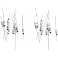 Miniatyrbillede 1 af 3: 20 stk. TF-afbryder 240 Celsius 250V 10A temperatur termiske sikringer
