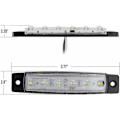 Miniatyrbild 2 av 5: 10 st 3,8\" 6 LED-sidomarkering 12V LED-positionsljus för släpvagn, positionsljus bärnsten, bakre sidomarkeringsljus, lastbilshytt positionsljus, husbil