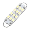 Pikkukuva 3 / 5: 4 kpl 44mm 12-SMD valkoista Festoon-lamppua 561 562