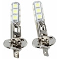 Pikkukuva 1 / 5: 2 kpl AUTOLAMPUT H1 VALKOINEN 13 LED SMD 5050 SIRUA