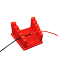 Miniatyrbillede 2 af 5: 3D-printerdele ABS Loddeholder med to sugemagneter, bundkortklemme