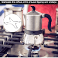 Miniatyrbilde 2 av 5: Pakke med 2 gasskomfyrtoppredusere i rustfritt stål for gassplate, kokeplate, komfyrtopp, underlag, wokholder, gassgryte