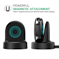Miniatyrbillede 2 af 5: Hurtig trådløs oplader til Samsung Gear S3 Frontier S2 ur oplader til Samsung Galaxy Watch