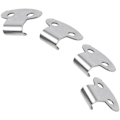 Miniatyrbilde 4 av 5: Skaplåsspring Toggle Switch Sølv 4 stk