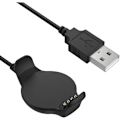 Pikkukuva 1 / 5: Garmin Forerunner 620 -yhteensopiva latausasema, USB-datan synkronointilataustelakka 1 m:n latauskaapelilla Forerunner 620 -älykellolle, musta