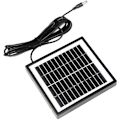 Pikkukuva 1 / 5: 12V 2W aurinkopaneeli aurinkopuutarhavalopaneelin DIY-osat DC-portti aurinkopaneeli akkumoduuli akkulaturille