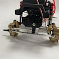 Miniatyrbild 4 av 5: För FMS FCX24 Mässing Portal och Bakre Hus Set 1/24 RC Crawler Bil Uppgraderingar Delar Tillbehör, Svart