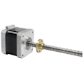 Miniatyrbillede 4 af 5: 3D Printer 17HS4401S 400Mm Længde 1 Stk Serie Nema17 Trinmotor med T8 Gevind