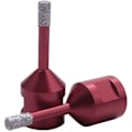 Miniatyrbillede 3 af 5: 2 stk. Dia 6 mm M14 Vakuumlødet Diamantkernebor Bits Tør Boring Hul Sav Bor Bits Marmor Flise Bor Bit