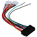 Miniatyrbillede 2 af 5: 2 stk. 20-pins ATX til 2-port 6-pins AT Konverter Strømkabelledning til 286 386 486 Computer