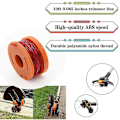 Miniatyrbillede 4 af 5: 16 stk. Worx Wa0010 Wg175 spoletråd til trimmer, 10 fod
