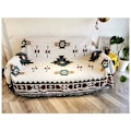 Miniatyrbillede 1 af 5: Blød Vævet Sofa Tæppe, Sofa Håndklæde, Universal Seng Tæppe, Stol Tæppe, Polyester Sofa Tæppe (90x150 Cm)