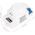 Miniatyrbillede 2 af 5: SK-600 Mikrobølgeovn Radar Sensor, 360 Graders Mini Radar Bevægelsessensor, Indbygget Bevægelsessensor Velegnet til LED, 220-240V