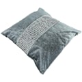 Miniatyrbilde 3 av 5: Falsk diamant luksus putetrekk flanell bryllupsdekor 45 x 45cm grå