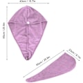 Pikkukuva 3 / 5: Kylpyhuoneen tarvikepaketti, 5 kpl mikrokuitu hiustenkuivaushattuja, imukykyinen, nopeasti kuivuva, pehmeä turban pyyhe naisille ja
