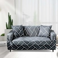 Miniatyrbild 2 av 5: Piece Fit Stretch Soffaöverdrag - Polyester Spandex Tryckt Soffaöverdrag - Möbelöverdrag/Skydd för fåtölj Soffa med Elastisk Botten & Anti-