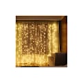 Miniatyrbillede 3 af 5: Varme Hvide LED-Lysstrenge med Europæisk Adapter, Julepynt Soveværelse Bryllup Have Varmt Hvidt (10M, 100 LED'er)