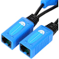 Miniatyrbillede 4 af 5: 2 stk. Splitter RJ45 Kombiner PoE Adapter Stikkontakter Strømkabel-