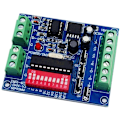 Miniatyrbild 1 av 5: 4CH DMX 512 LED Dekoder Controller 4-kanals DMX-4CH-BAN-V3 DC5V -24V Dimmer för Strip